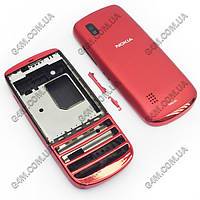 Корпус Nokia Asha 300 красный, высокое качество.