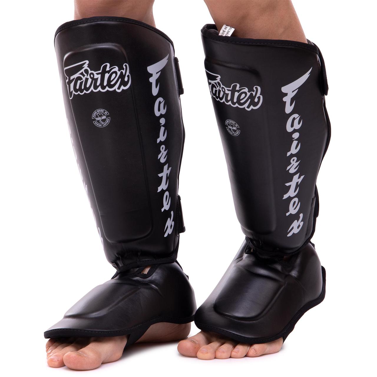 Захист гомілки та стопи Муай Тай, ММА, Кікбоксинг PU FAIRTEX SP7 Захист для бойових мистецтв