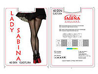 Колготи капроновi Lady Sabina CUCITURAL 40den р.4 nero ТМ LADY SABINA