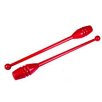 Булава для художньої гімнастики 35 см червона