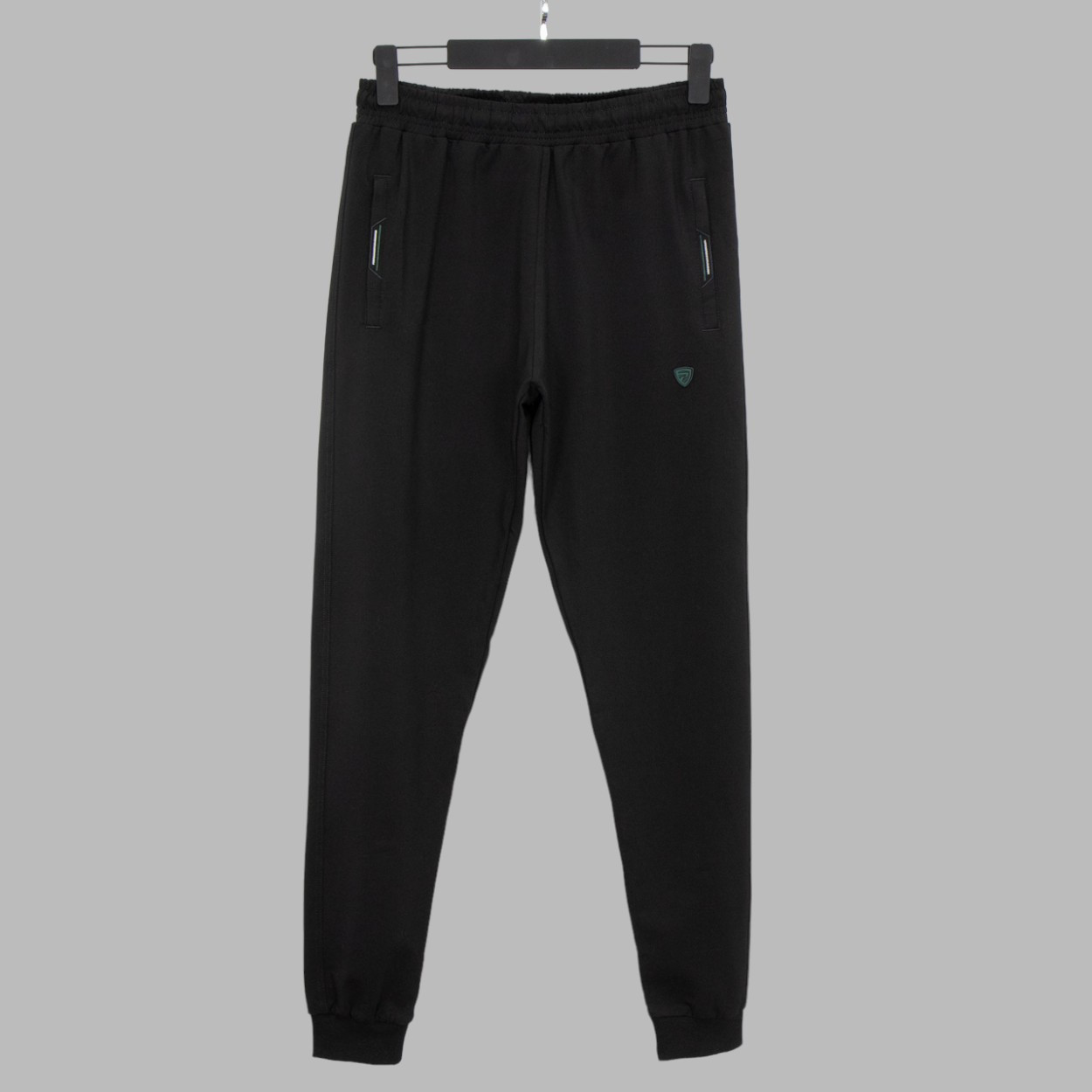 Спортивні штани Piyera 3020 ЧОРНІ 74% бавовна 18% поліестер 8% еластан XXXL(Р), фото 1