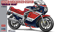 Сборная модель мотоцикла Hasegawa 21741 Suzuki GSX-R750 (G) (GR71G) "Red/Blue Color" (1986) 1/12