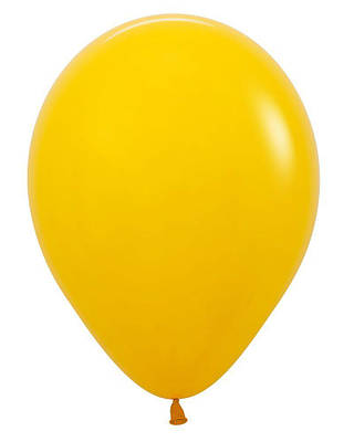 Sempertex 12"/30 см Honey Yellow Медово-жовтий. Шары воздушные латексные пастель  Мін.замовлення 5 шт