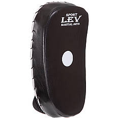 Пади для тайського боксу Тай-педи LEV LV-4288 розмір 37x20x8 см чорний