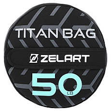 Мішок для кросфіту та фітнесу без наповнювача Zelart FI-9657-50LB, фото 4