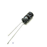 ECAP-RD-1mkf - 250v (105°C) (RD) Конденсатор электролитический: 1 мкФ, 250 В. Диаметр 6,3 мм. Высота 11 мм.