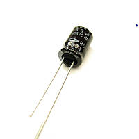 ECAP-RD-3,3mkf - 250v (105°C) (RD) Конденсатор электролитический: 3,3 мкФ, 250 В. Диаметр 8 мм. Высота 11,5