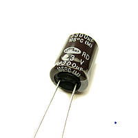 ECAP-RD-3300mkf - 6,3v (105°C) (RD) Конденсатор электролитический: 3300 мкФ, 6,3 В. Диаметр 13 мм. Высота 16