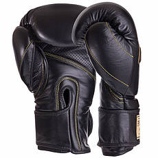 Рукавиці боксерські шкіряні UFC PRO Prem Hook & Loop UHK-75050 16 унцій Рукавички для боксу та єдиноборств, фото 3