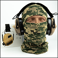 Тактичні навушники Earmor m31 mod3, активні беруші та навушники протишумні, навушники військові