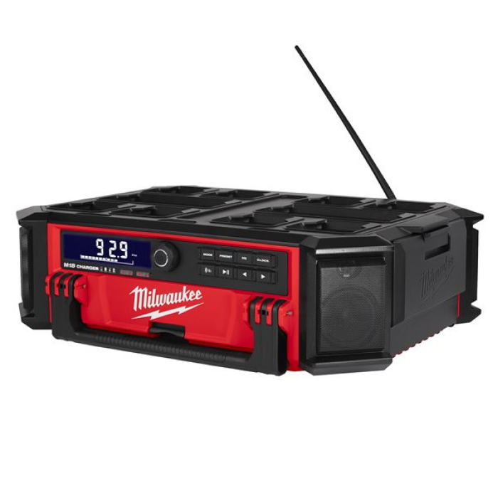 Зарядний пристрій-радіоприймач Milwaukee M18PRCDAB+-0 (220/18 В, без АКБ, 40 Вт) (4933472112)