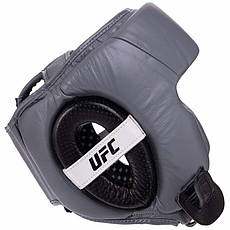 Шолом боксерський у мексиканському стилі шкіряний UFC PRO-69961 XL Шоломи для боксу та єдиноборств, фото 3