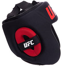 Шолом боксерський з повним захистом шкіряний UFC-75061 L-XL Шоломи для боксу та єдиноборств, фото 4