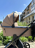 Коляска універсальна CARRELLO Epica/G CRL-8511 (3in1) Almond Beige +дождевик, фото 5