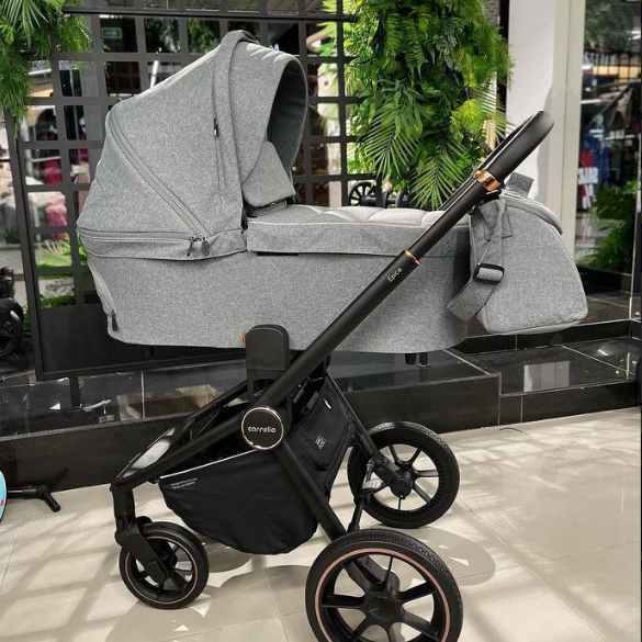 Коляска універсальна CARRELLO Epica/G CRL-8510/1 (2in1) Silver Grey