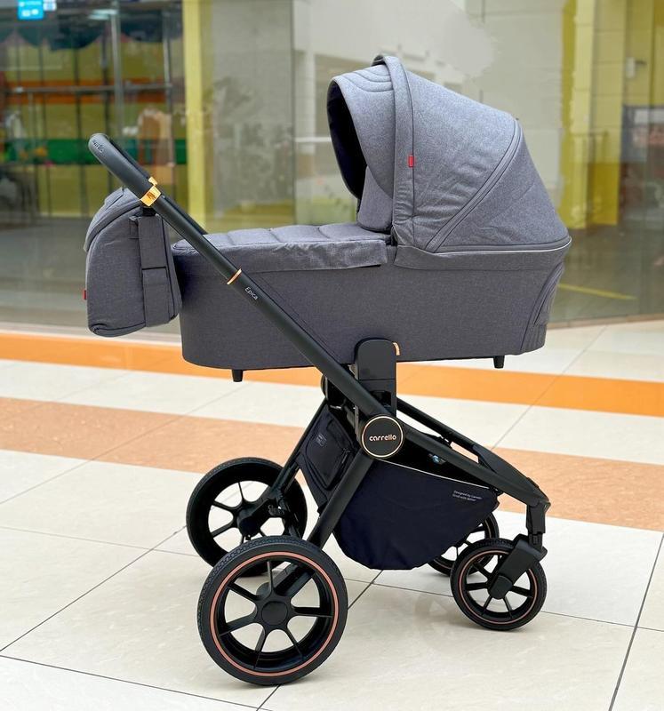 Коляска універсальна CARRELLO Epica/G CRL-8510/1 (2in1) Silver Grey
