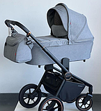 Коляска універсальна CARRELLO Epica/G CRL-8510/1 (2in1) Silver Grey, фото 11