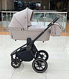 Коляска універсальна CARRELLO Epica/G CRL-8511 (3in1) Almond Beige +дождевик, фото 3