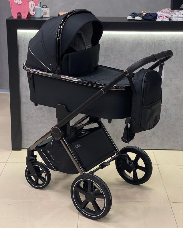 Коляска дитяча 2 в 1 CARRELLO Ultimo CRL-6511 NF (2in1) Sable Black /1/