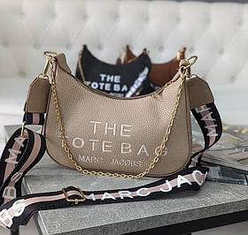 Сумка жіноча Марк Джейкобс The Tote Bag Bagget багет молочний