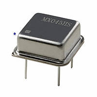 MXO45HS-3C-80M000000 80 MHz XO (Standard) HCMOS, TTL Oscillator 5V 8-DIP, 4 Leads (Half Size, Metal Can)