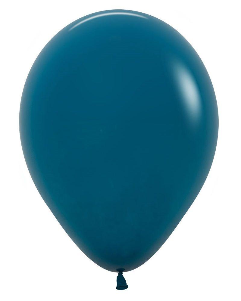Sempertex 12"/30 см Deep Teal Темно-бірюзовий. Шары воздушные латексные пастель Мін.замовлення 5 шт