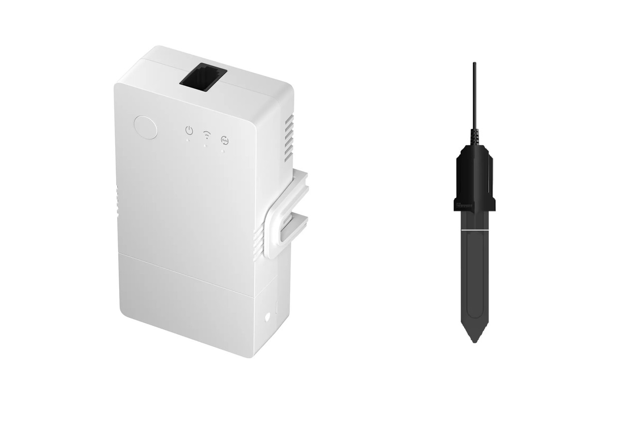 THR316 WiFi выключатель Sonoff 16А с датчиком влажности грунта Sonoff MS01 Комплект