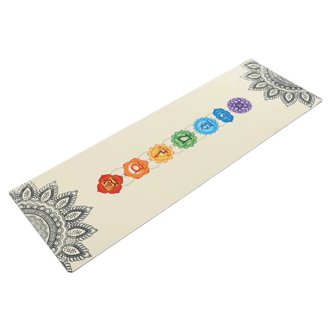 Килимок для йоги лляний Record 7157-1