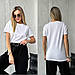 Жіноча однотонна футболка, фото 3