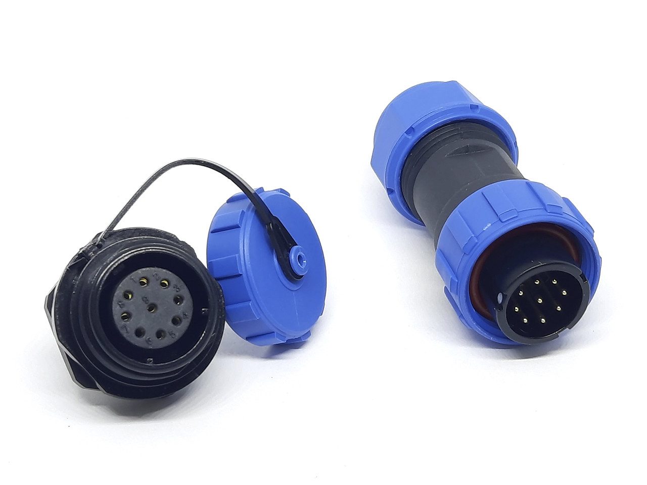 Герметичний роз'єм EKYK SP17, 9 pin, IP68 комплект, фото 1