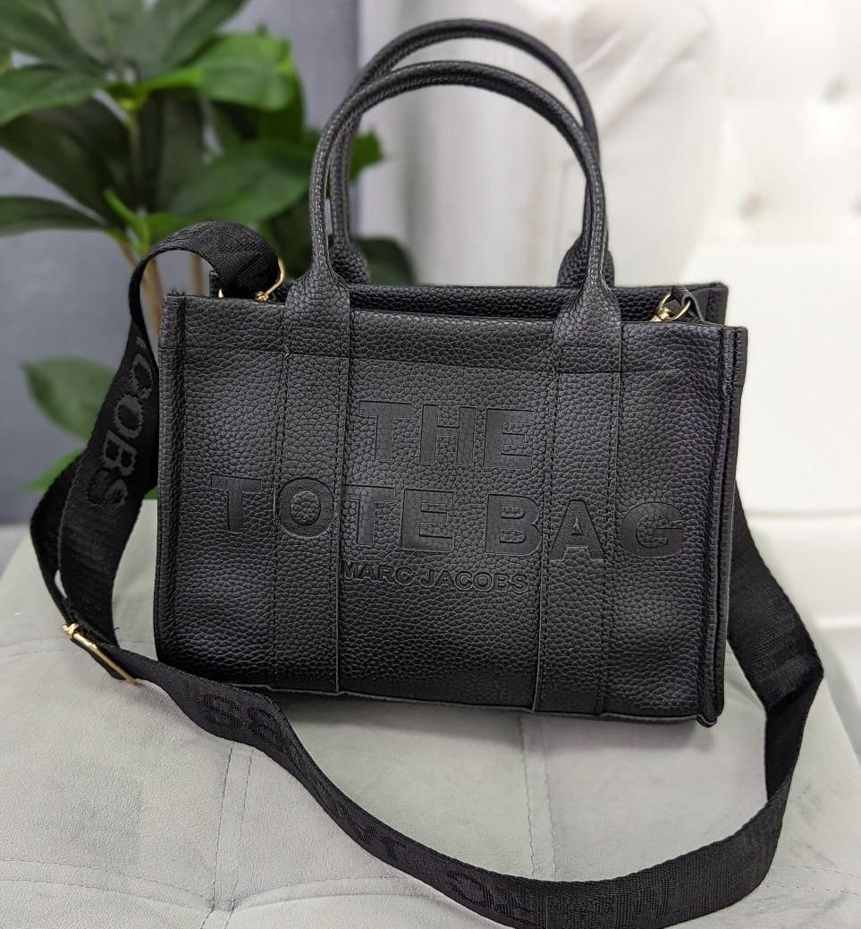 Сумка жіноча Марк джейкобс The Tote Bag міні чёрный, фото 1