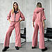 Жіночий весняний спорт костюм з укороченою кофтою, фото 4
