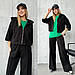 Жіночий весняний спорт костюм з укороченою кофтою, фото 3