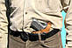Оперативна кобура для ПМ прихованого носіння шкіряна універсальна зі скобою Медан 1002, фото 9