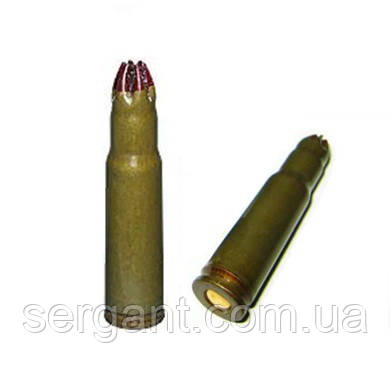 Холостий шумовий патрон світлозвукової дії калібр 7.62 х 39