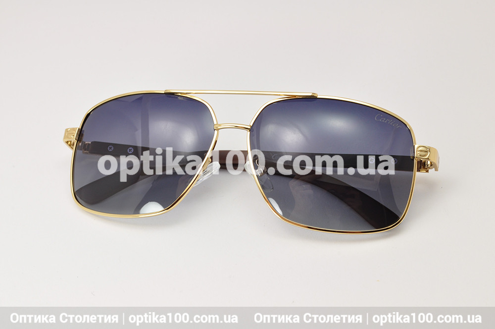 Сонцезахисні окуляри для зору в стилі Cartier. Вибір від -0.75 до -3.0, від +0.75 до +3.0