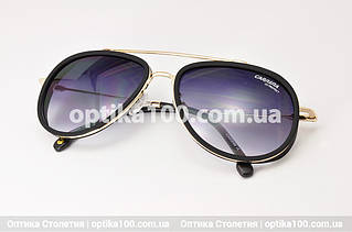 Сонцезахисні окуляри З ДІОПТРІЯМИ ДЛЯ ЗОРУ у стилі Carrera. РМЦ 64-74. Форма авіатор краплі
