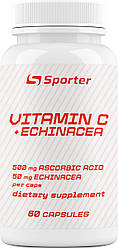 Вітамін Ц Sporter Vitamin C + Echinacea - 60 капс