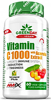Витамин С Amix GreenDay ProVegan Vitamin C 1000mg with Acerola - 60 веган капс