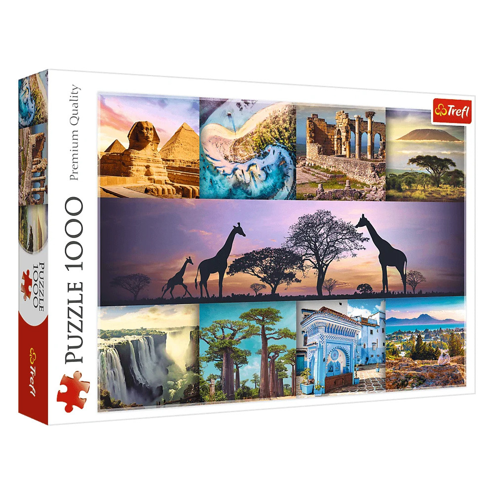 Пазл "Африканський колаж", 1000 елементів Trefl (5900511107920)
