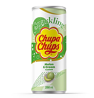 Газування Chupa Chups Melon Cream Drink 250 ml