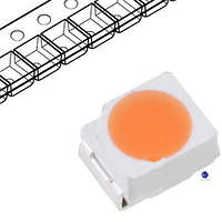 OSCM4LS1C1A LED: SMD: 3528, PLCC2: желтый (yolk): 7,7-8,2лм: 120°: 3,5x2,8мм