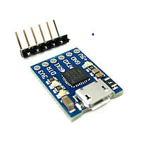 CP2102-MicroUSB-Modul Модуль послідовного перетворювача USB-to-UART. Застосовується для під'єднання UART