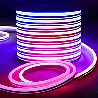 Б/У Умная LED лента RGB LED Neon Flex Light Dimmable IP67 Водонепроницаемый 220 В 240 В 10x18 Мм С Пультом