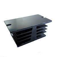 SSR Radiator 40x50x94 Black Радиатор для твердотельных реле. Черного цвета. Размеры: 40x50x94 мм.