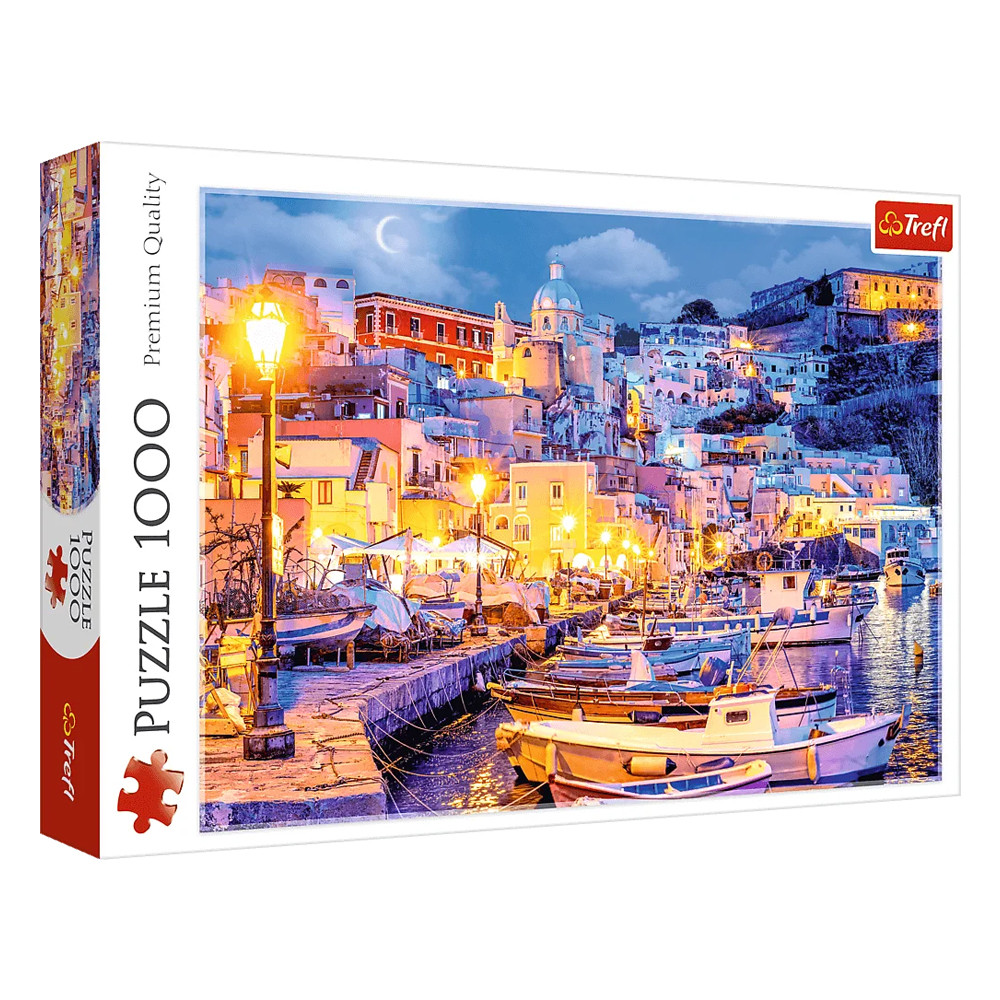 Пазл "Острів Прочіда вночі. Італія", 1000 елементів Trefl (5900511107944)