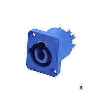 POWERCON 3P Socket Blue Разъем розетка Power Connectors, синий, 20А, 250В