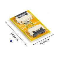 0.5-6P-FPC-Extension-Board Плата - переходник для шлейфа. Шаг: 0,5 мм. 6 контактов.