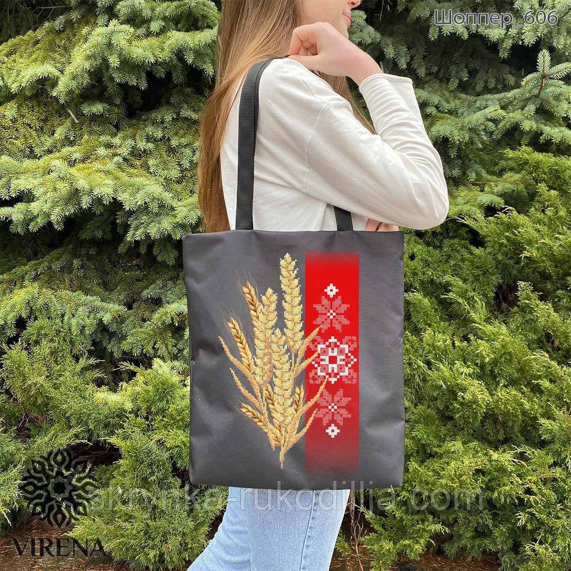 Сумка-шоппер під вишивку (пошита) Шоппер_606 (Вірена), фото 1
