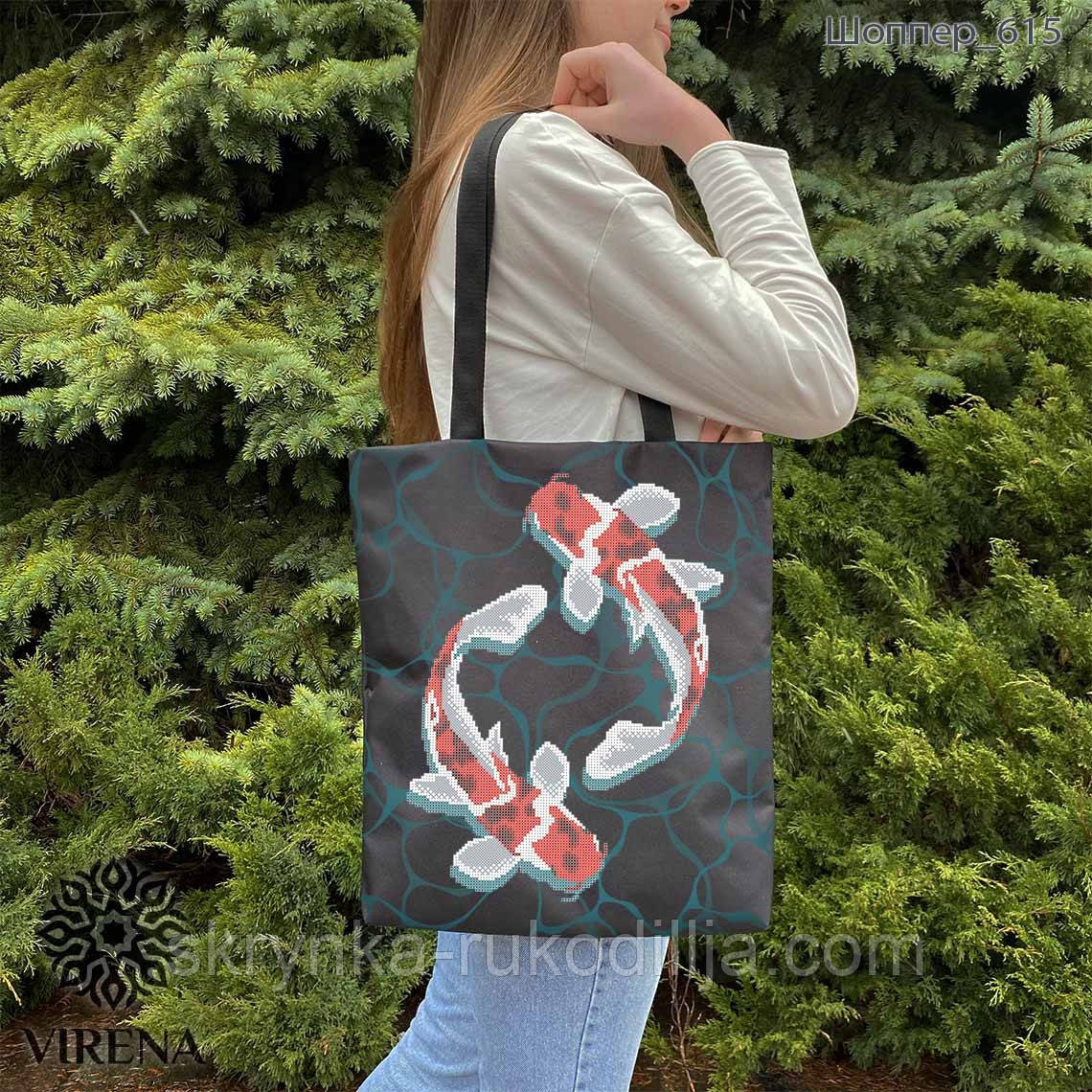 Сумка-шоппер під вишивку (пошита) Шоппер_615 (Вірена)
